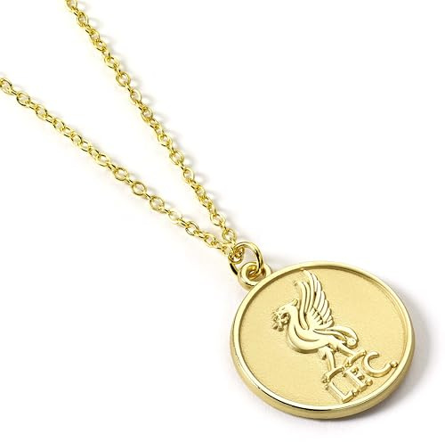 The Carat Shop Liverpool Football Club Gold Tone Crest Necklace