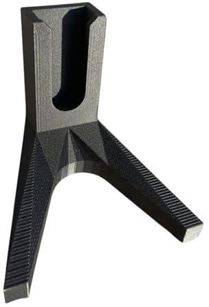 F Fityle Bike Kurbel Kickstandhalter Anti -Slip Flat Stand Kick Stand, Fahrradständer Abnehmbarfür Sporthaus Outdoor, Vollständer geeignet für E-Bikes, Transporträder, Tandems und Fahrräder, Schwarz