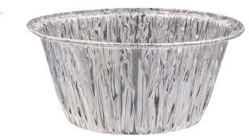 Lot de 300 ramequins jetables en aluminium de 118 ml pour pâtisserie, soufflés, crème brûlée et cupcakes – Résistants à la graisse, empilables, pour la restauration et les événements (A)