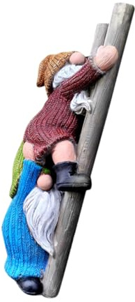TOYANDONA GNOME De Jardin Résine Figurine Décorative De Nain pour Extérieur Statue pour Et Invités