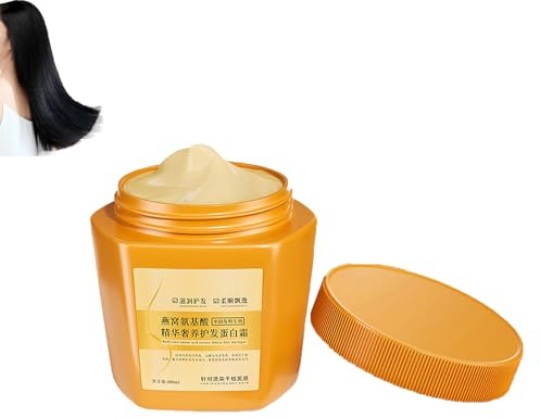 Nid Oiseau Soins Cheveux Luxe Supplémentaires, Hydrate, Répare, RéDuit Les Frisottis, Crème ProtéInée Capillaire Aux Acides Aminés, Pour Cheveux Secs, Bouclés Ou AbîméS