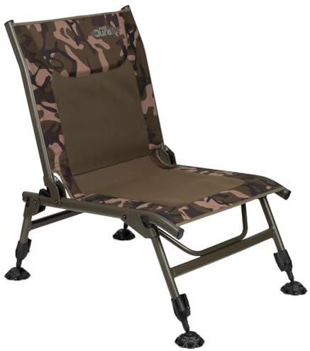 Fox Duralite Fishing Camo Khaki Recliner Chair CBC120