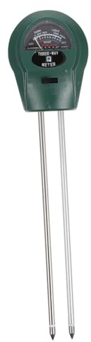 Artibetter Misuratore Umidità Suolo e Tester Ph 3 in 1 per Giardinaggio, Monitor Rapido Umidità Terreno per Piante in Vaso e Giardino, Strumento Plastico Durevole per Analisi Fertilità Terreno