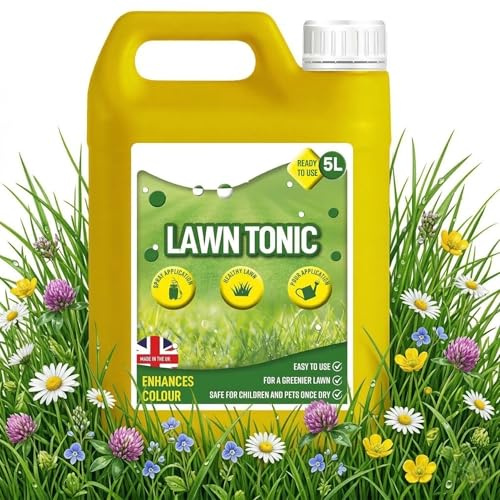 5 Litre Ready To Use Concentrated Liquid Lawn Tonic | For Healthier Greener Looking Grass