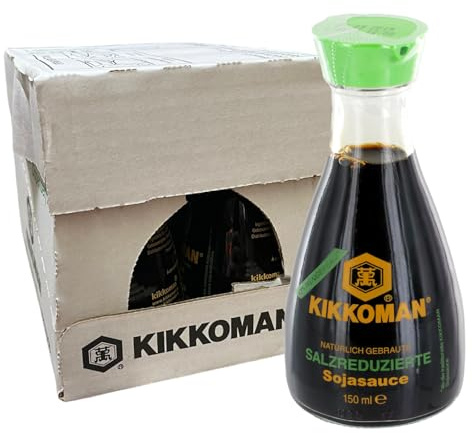 KIKKOMAN Dispensador de salsa de soja. (Menos salado) 6x150ml