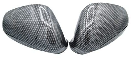 PAAR SPIEGELKAPPEN IN CARBON-OPTIK NEUE RÜCKSPIEGELABDECKUNGEN IN CARBON-EFFEKT