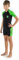 Cressi Little Shark Jr Shorty 2mm - Kurzarm Neoprenanzug für Kinder,Schwarz/Lime, 5/6 Jahre