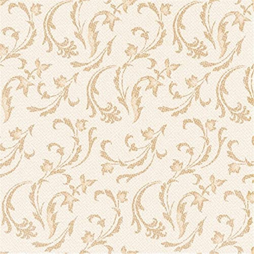 Papstar, 50 Servietten ROYAL Collection 1/4-Falz 40 cm x 40 cm champagner Damascato, #84995