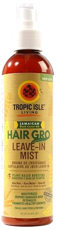 Tropic Isle Living - Mist Capilar JBCO Sin Aclarado Para Crecimiento - Unisex - 237 Ml - Fortalece, Hidrata Y Estimula Desde La Raíz