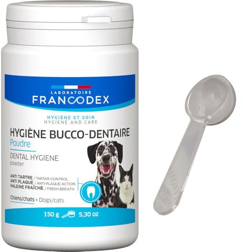Francodex - Dentifricio in Polvere 70 g per Cani e Gatti - FR-170197