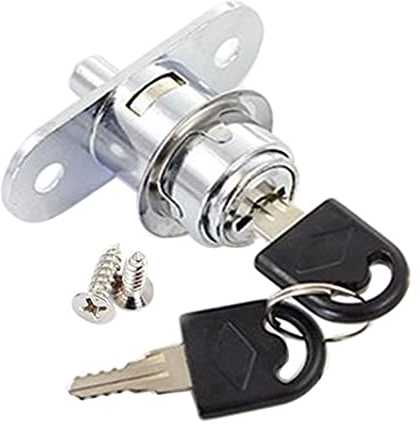 Cassetto Scrivania Armadio Armadio Spingi Pistone Serratura diametro cilindro 16 mm, 1 pezzo, serratura con cilindro a pressione per porte scorrevoli