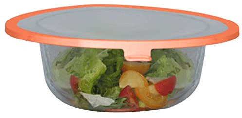 Yeeda Silicone Bowl Covers, Food Covers, Bowl Covers, Reusable, Keep Fresh Lids, Boil Over Protection Cover for Microwave Ovens