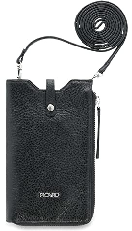 Picard Damen Handytasche NANCY mehrfarbig aus Echtleder Mittel | mit Druckknopf | Handytasche | Alltag