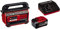 Einhell Akku-Kompressor PRESSITO 18/25 Power X-Change (18 V, max. 11 bar, inkl. 3-tlg. Adapter-Set, inkl. 71 cm Hochdruckschlauch und 1,6 m Niederdruckschlauch, inkl. 5,2 Ah Akku und Ladegerät)