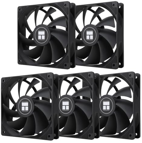 TR TL-C12C X5 CPU Air 120 mm kylfläkt för hölje, tyst PWM dordinator fläkt 1550 rpm