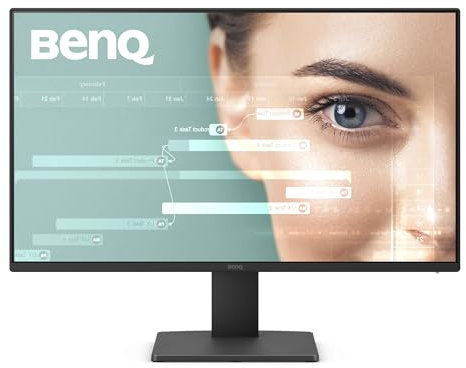 BenQ GW2491E 24” Gaming Monitor, 100Hz, IPS, 1080p FHD, Eye-Care, HDMI, DisplayPort, 1080x1920, Ultra Slim Bezel, TUV-Certified, Flicker-free, Low Blue Light Plus, Eye-CareU (2025 New)