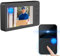 OBEST Wireless Video Doorbell with Display Screen, WIFI Smart Home Intercom With Monitoring System, 1080P Video Surveillance, 4.3-Inch Screen, 170 ° Wide-Angle, 8 National Languages