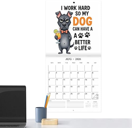 Calendario de pared | Calendario mensual de pared con temática de