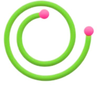 Golf-Schwing-Trainer | tragbar und faltbar | D-Schwingstab im Innenbereich | für Heimübungskorrektur, Schule, Gelände für Athleten und