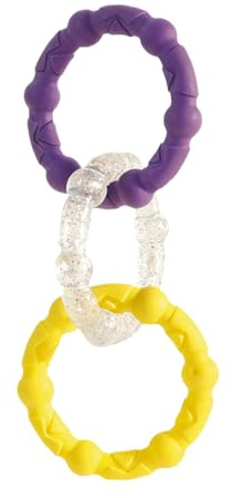 Dog Tug Rope Toy - Triple Ring Play Game for Breed Training Exercise | Sturdy Cotton Rope with Reinforced Knots, Engaging Chew Design Strength Building, Indoor Outdoor Play for Park Lawn Backyard Fun