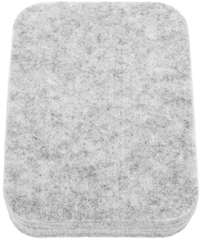 BELLIFFY Base Gruesa para Fieltrar Aguja de Lana Natural Tapete Artesanal de Fieltro 118X85X25 CM Color Gris Claro Cojín para Manualidades y Arte Aguja Almohadilla para Proyectos de