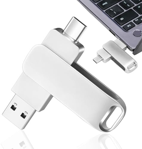 64GB USB C Memory Stick,64GB USB Stick,USB Memory Stick 3.2 Type-C Dual Flash Drive for PC, Tablet,Mac,MacBook,Flash Drive Smart Phone High-Speed,for Photo Video Music File