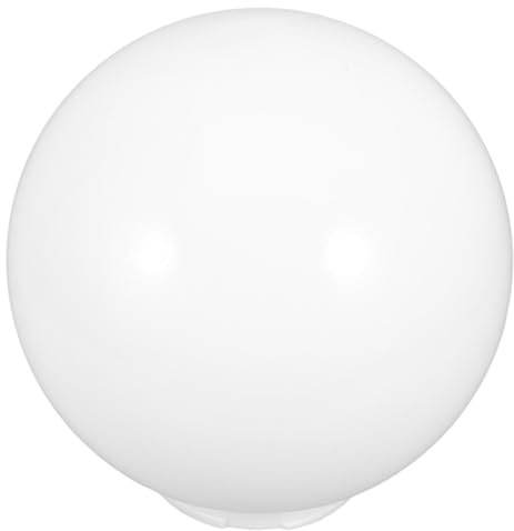 Gadpiparty Abat-Jour Globe en Acrylique Blanc Laiteux pour Ventilateur de Plafond, Facile à Monter, Adapté à L'Éclairage Extérieur et Intérieur