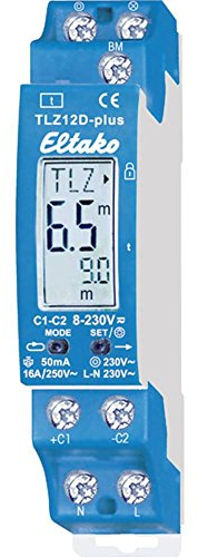 Eltako Digital Einstellbarer Treppenlicht-Zeitschalter, TLZ12D-plus