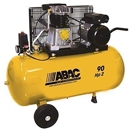 COMPRESSORE ABAC B26/90CM2 90 LITRI POTENZA 2HP 230V CON KIT 5 PEZZI IN OMAGGIO