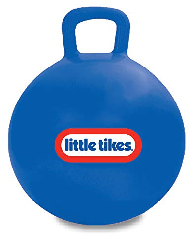 Little Tikes Bouncing Fun! Blue Hopper 9301B - Mega 18 Inflatable Heavy-Gauge Durable Vinyl Ball - Deflates Easily for Storage - Exercise Learning Activity for Kids Ages 4-8