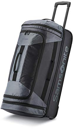 Samsonite Uni-Erwachsene Andante 2 Boxed Wheeled Duffel 28 Reisetasche mit Rollen, Riverrock/Schwarz