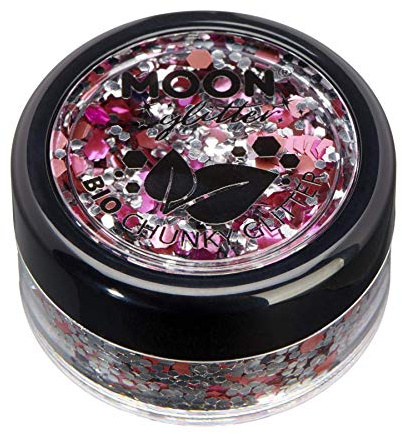 Mystiker Biologisch abbaubarer Öko-Glitter von Moon Glitter - 100% kosmetischer Bio-Glitter für Gesicht, Körper, Nägel, Haare und Lippen - 3g - Blühen
