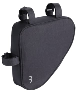 BBB Cycling Fahrradtasche Rahmen mit Klettverschlusssystem und Schlankes Design Lockpack BSB-24 15 x 15 x 4cm 0.75L, Black