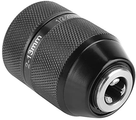Borrchuck snabbchuck Sds borrchuck, keyless borrchuck, keyless 13 mm 3/8 tum gängchuck, vacker självlåsande metallborr för DC-borrmaskiner