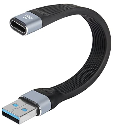 MEIRIYFA 10 Gbit/s USB C Typ C Buchse auf USB 3.0 A Stecker Kabel, Typ C Buchse auf USB Stecker Adapter mit High-Speed Datenübertragung für Laptop, Power Bank