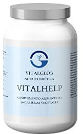 Vitalhelp Cápsulas para Acelerar el Metabolismo y Reducir Líquidos, con Maca, Maté, Té Verde, L-Carnitina, Café Verde y Guaraná, Quemagrasas Natural, Vegano, Fabricado en España, 90 Cápsulas