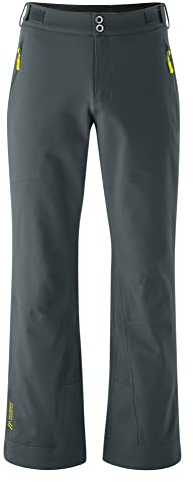 Maier Sports M Fast Movement Grau - wasserdichte isolierte Herren Skihose, Größe 46 - Farbe Graphite