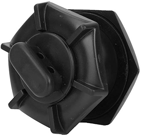 Tbest Boot-Ablassventil, Schwarz, PVC, Kunststoff, 2-Port, Lösungsmittel-Einlass, Schweiß-Auslass, 25.4 mm, Bootzubehör, VALVE, Paddelzubehör