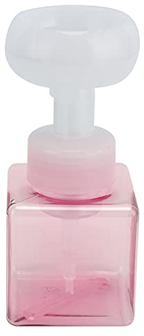 Distributeur De Savon Moussant Fleur Pompe Moussant Bouteille 250ml Liquide Rechargeable Savon à Main Vide Bouteille Séparée pour Salle De Bains Cuisine(Rose)