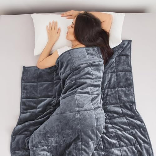 Bestlivings Manta con peso de 135 x 200 cm, 6 kg, antiestrés y terapia, con certificado Öko Tex, con relleno de perlas de cristal