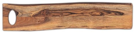 Amago home Holzbrett Servierbrett Dekotablett Thor 70x15cm Dekobrett Akazie massiv