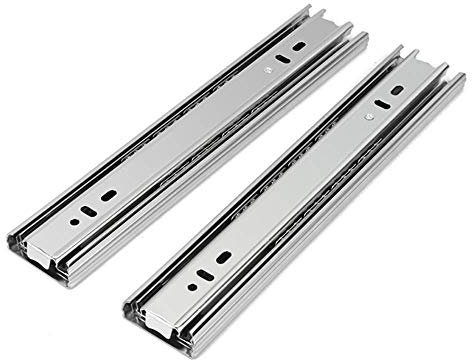 SWAYVES Schubladenschiene, Soft-Close-Schubladenführung, Push-To-Open-Schubladenschiene, Für Schrank/Schrank/Computertisch/a/14In(350Mm)