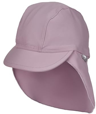Sterntaler Schirmmütze Nacken Uni - Baby- und Kinder Mütze mit Nackenschutz - UV-Schutz 50+ Bademütze - Kopfbedeckung Schwimmbad und Strand - Unisex Bademode