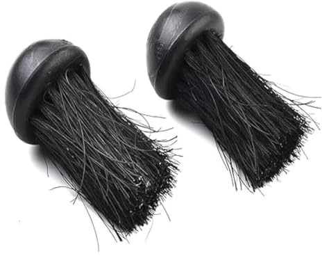ANCLLO Accessories for Fireside Companion 2PCS Fireplace Brush Round Head Cleaning Brush Palm Brush