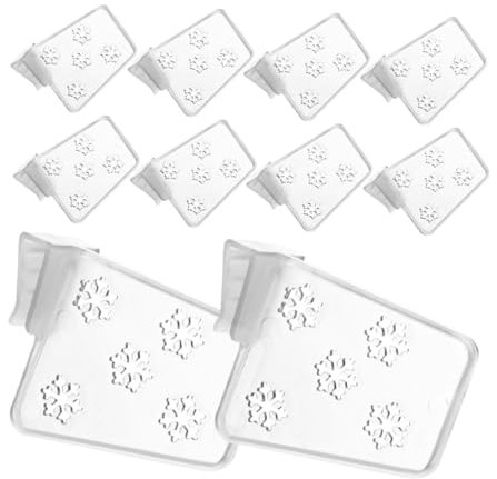 NULYLU 20piezas Placa Divisoria Para Refrigerador Separadores De Organizador Lateral Clips Incluidos Adecuado Para Congelador