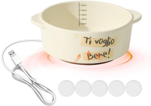 Beheizte Wasserschale für Hunde, Keramikgetränke für Haustiere, Nibrap für Hunde, Katzen, Vögel, Kaninchen und kleine Haustiere