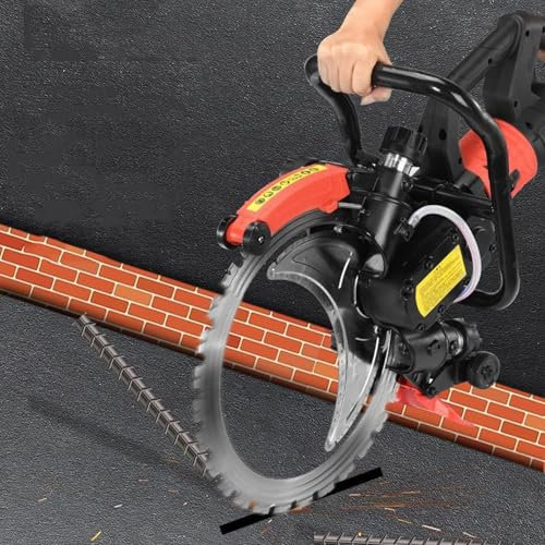 Scie à Béton électrique Toroïdale,8980 W/9500 W, scie à béton avec Lame, Profondeur de Coupe de 30 cm, 3 000 TR/Min, Machine de découpe de rainure électrique pour Granit, Pierre,9500W