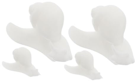 VILLCASE 4stücke Mini-harzfüller Schneckenharzfüller Harzgussfüller Kunstbedarf Für Harz Diy Schmuckherstellung Basteln Mikrolandschaftsornament Harzgussformen