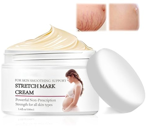 Creme Vergeture Reparatrice, Nutrition Profonde Creme Vergeture Grossesse, Fluide Legere Penetration Rapide, Soin Corporel Femme Enceinte, 100 ml