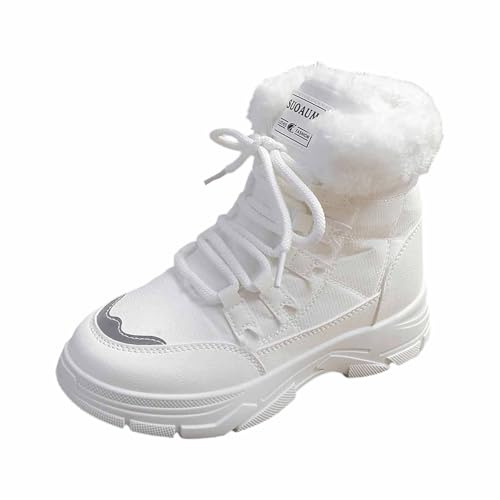 Bottes Neige Femme Après-Ski Botte Echarpe Hiver Chaud Epaisse Chaussures Chaudes De Imperméable Ski Chaussure Homme Bottines Apres Après Écharpe Rouge Boots Fourrées Bottine Randonnée Fourrée